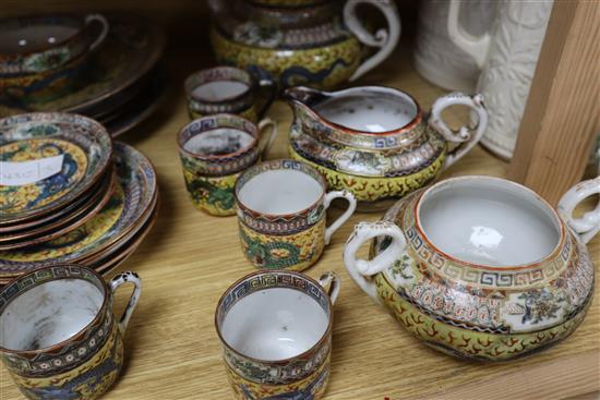 A 20th century Chinese porcelain part teaset